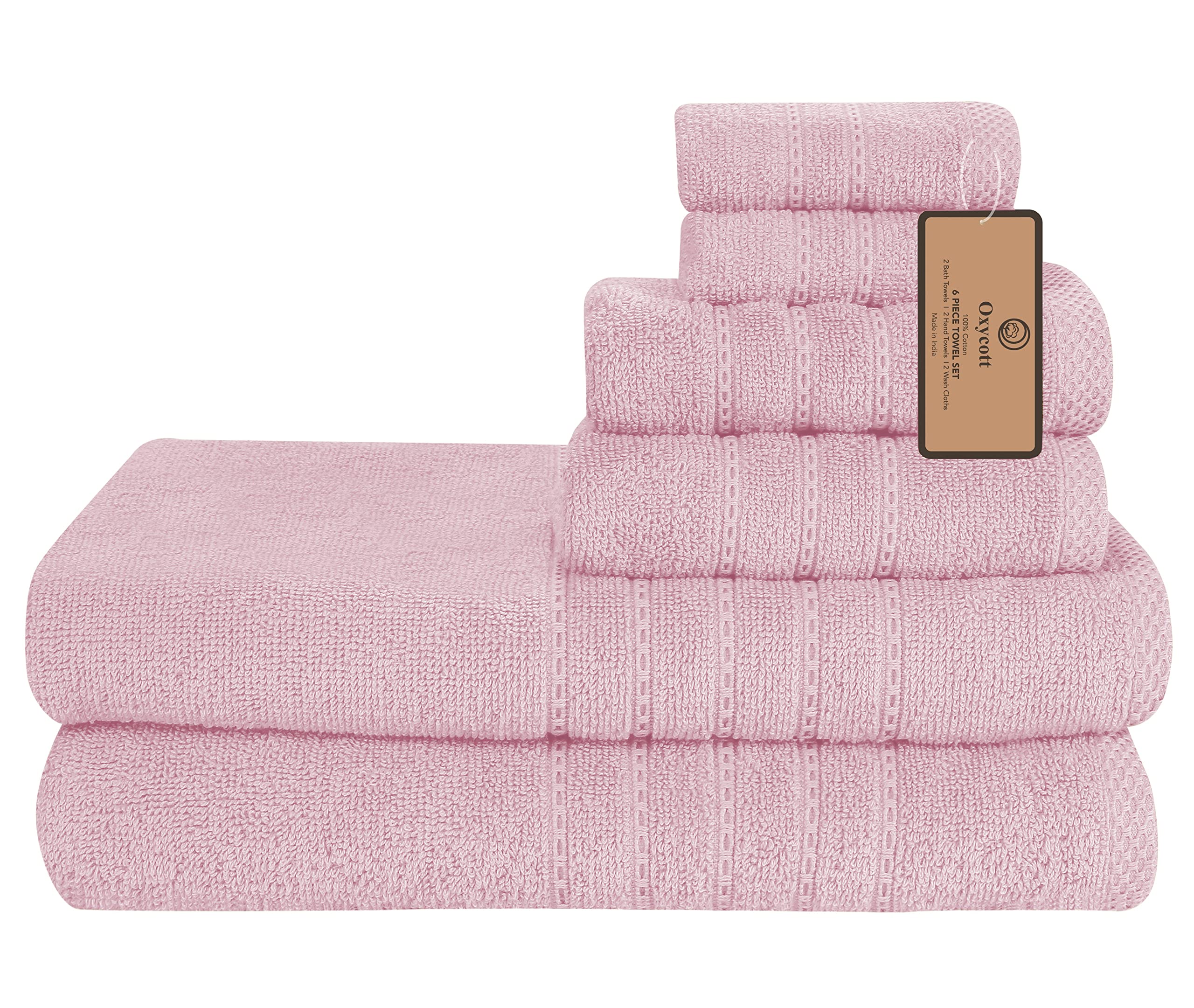 Amazon.co.jp: Oxycott ウルトラソフト コットンタオル6枚セット